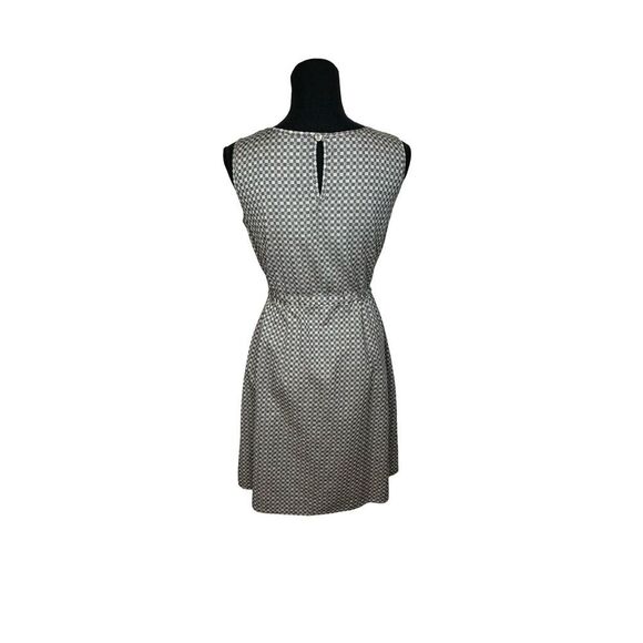 NATIONAL PICNIC Gray Check Gingham Cotton Sheath Dress Size Small - Picture 3 of 15